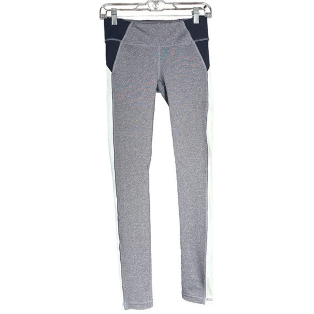 ALO Yoga Ascendant Colorblock Mesh‎ Panel Workout Leggings (Size Small)